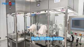 FBS用動物血清無菌充填ライン